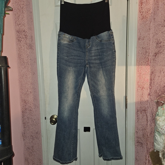 Classic Boot Cut Women's Jeans in Blue - Picture 1 of 3